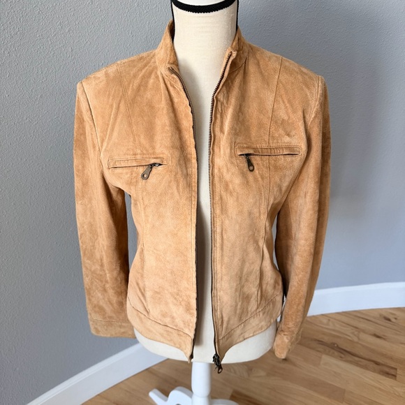 Uniform John Paul Richard Jackets & Blazers - Chic Tan Leather Jacket